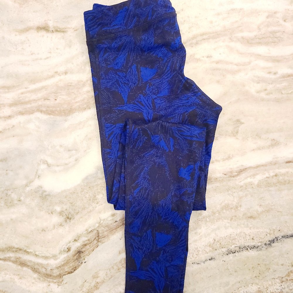 Blue/Black Leggings